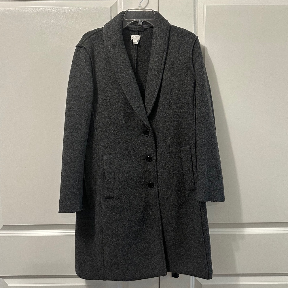 J Crew Factory Wool Blend Coat Size 10